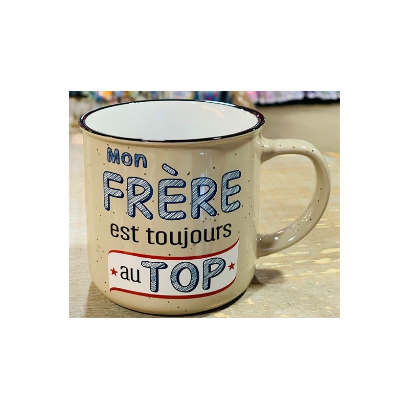 MUG COULEUR MON FRERE EST TOUJOURS AU TOP 