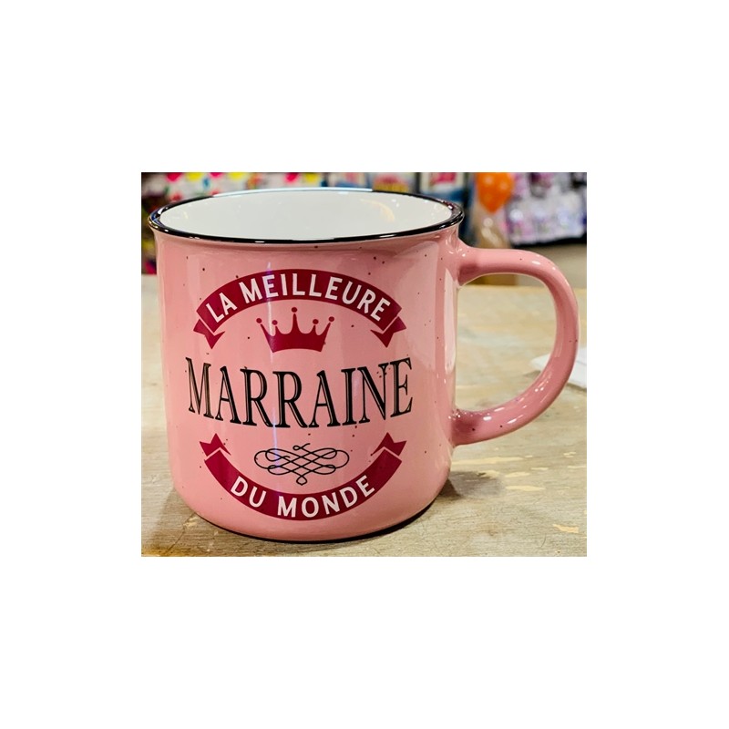 MUG COULEUR LA MEILLEURE MARRAINE DU MONDE