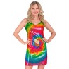 DEGUISEMENT TUNIQUE OU ROBE COURTE PAILLETTE MULTICOLORE TAILLE M