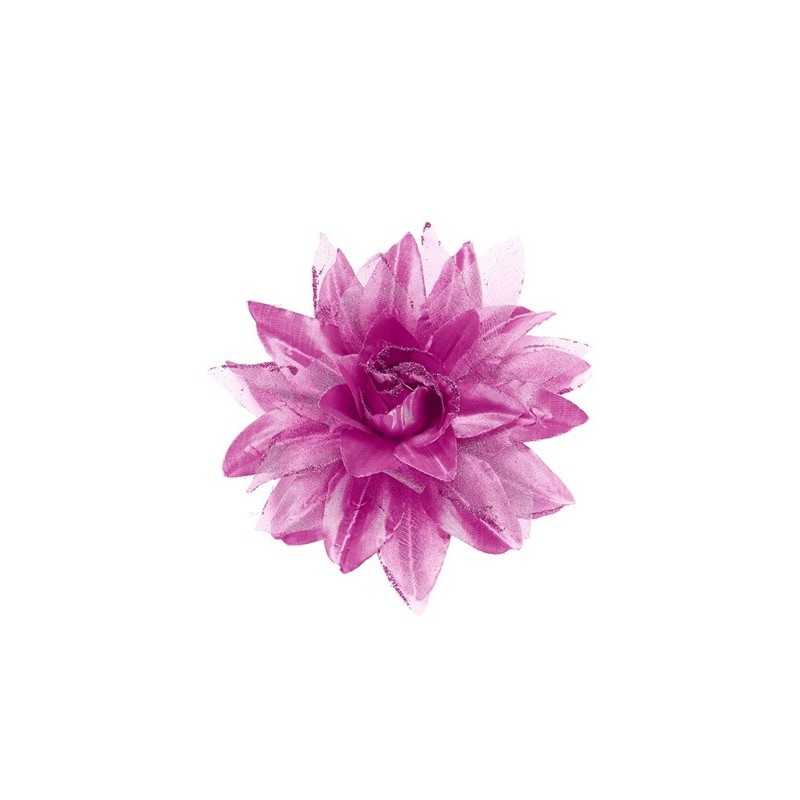 FLEURS POUR CHEVEUX ROSE FUCHSIA