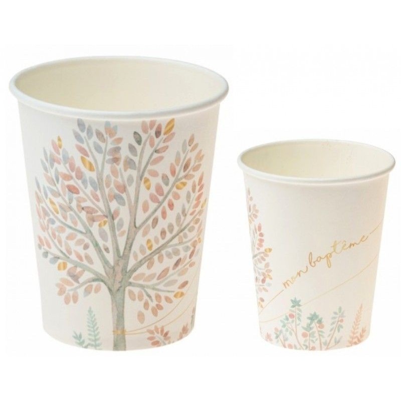 8 GOBELETS MON BAPTEME 25 CL 8 GOBELETS MON BAPTEME 25 CL