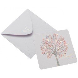 8 CARTES DE REMERCIEMENT + ENVELOPPES MON BAPTEME 10 CM X 10 CM 