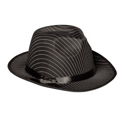 CHAPEAU BORSALINO NOIR ET BLANC 