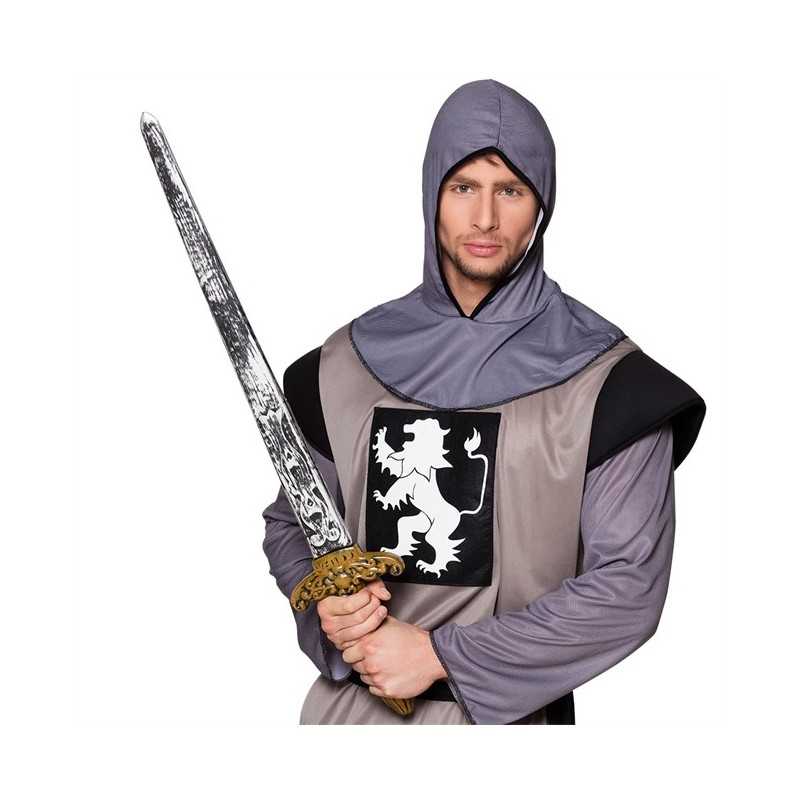 EPEE DE CHEVALIER ARGENT ET OR 88 CM 