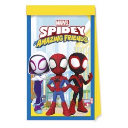 4 SACS CADEAUX PAPIER SPIDEY