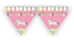 GUIRLANDE FANIONS THEME CAROUSEL 3 METRES