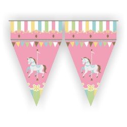GUIRLANDE FANIONS THEME CAROUSEL 3 METRES