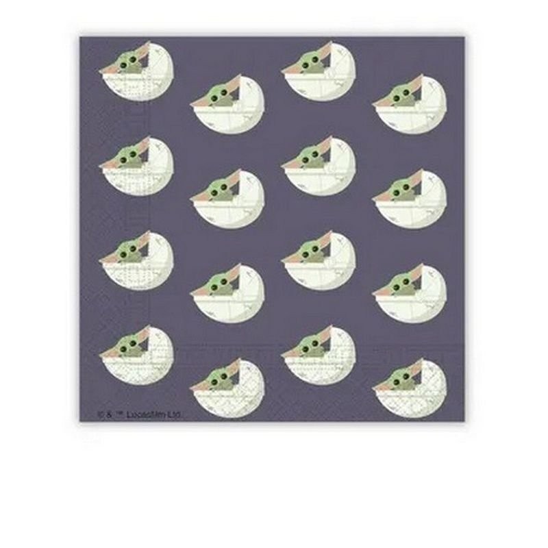 16 SERVIETTES PAPIER STAR WARS THE MANDALORIAN 33 X 33 CM 16 SERVIETTES PAPIER STAR WARS THE MANDALORIAN 33 X 33 CM