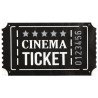 20 SERVIETTES PAPIER TICKET CINEMA 40 X 33 CM 20 SERVIETTES PAPIER TICKET CINEMA 40 X 33 CM