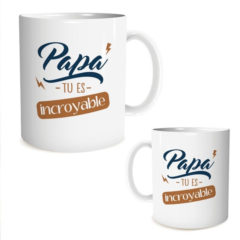 MUG PAPA TU ES INCROYABLE  MUG PAPA TU ES INCROYABLE