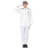 DEGUISEMENT DE CAPITAINE DE MARINE BLANC TAILLE M-L