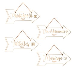 FLECHES DIRECTIONNELLES MARIAGE 