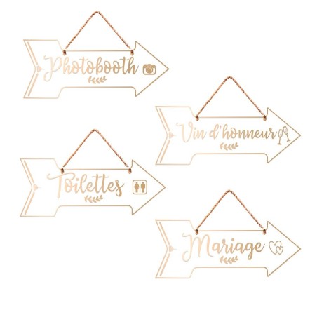 FLECHES DIRECTIONNELLES MARIAGE 