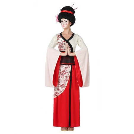 DEGUISEMENT JAPONAISE GEISHA KIMONO LONG TAILLE M-L