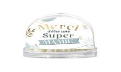BOULE A NEIGE MERCI D'ETRE UNE SUPER MAMIE