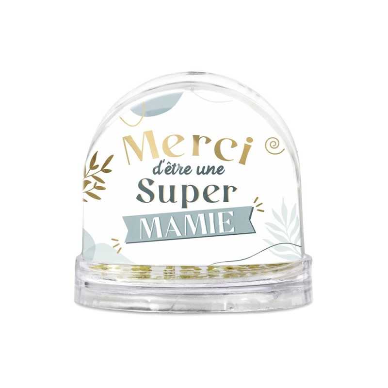 BOULE A NEIGE MERCI D'ETRE UNE SUPER MAMIE