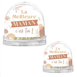 BOULE A NEIGE LA MEILLEURE MAMAN C'EST TOI