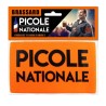 BRASSARD DE POLICE ORANGE FLUO PICOLE NATIONALE