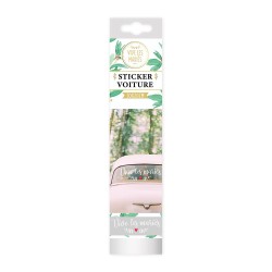 STICKER DE VOITURE MARIAGE : VIVE LES MARIES