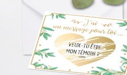 4 CARTES A GRATTER ANNONCE DE TEMOIN
