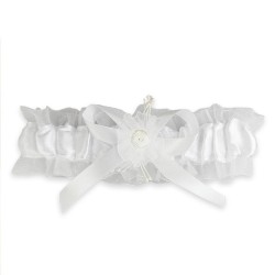 JARRETIERE BLANCHE DE LA MARIEE