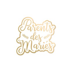 BROCHE PARENTS DES MARIES