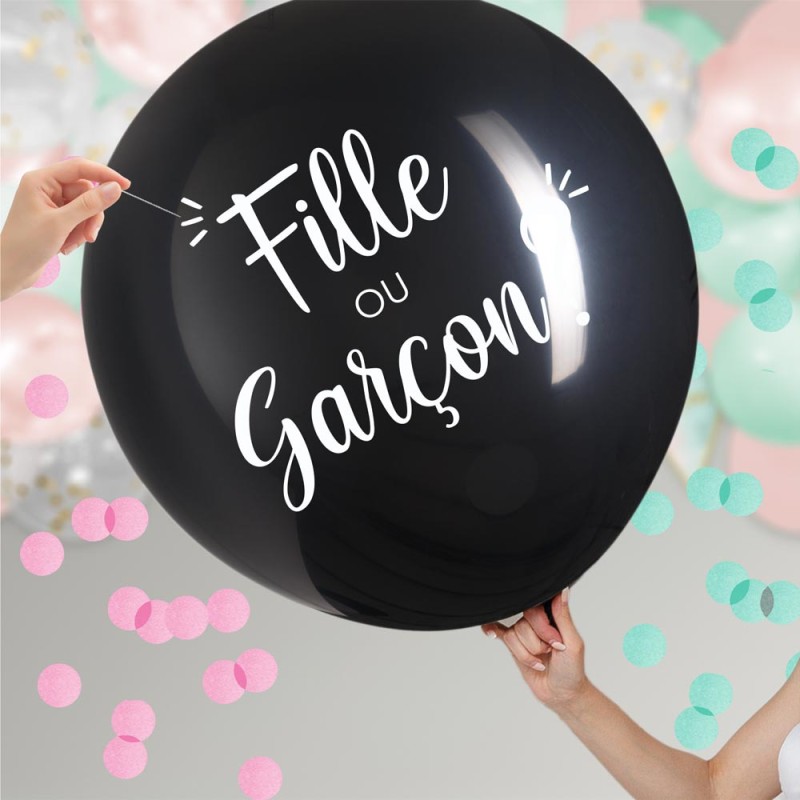 BALLON REVELATION FILLE OU GARCON 100CM