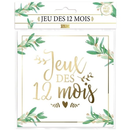 JEU DES 12 MOIS 14 PIECES 