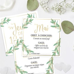 JEU DES 12 MOIS 14 PIECES 