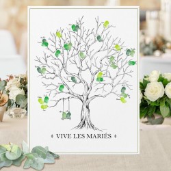 KIT A EMPREINTES LE NOUVEAU LIVRE D'OR DES MARIAGES 