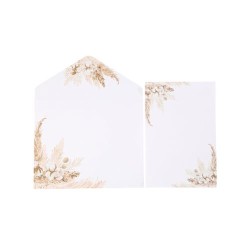 10 INVITATIONS CARTE DE VOEUX PAMPAS 