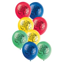 8 BALLONS LATEX HARRY POTTER 30.4 CM 