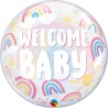 BALLON BUBBLE WELCOME BABY 56 CM 