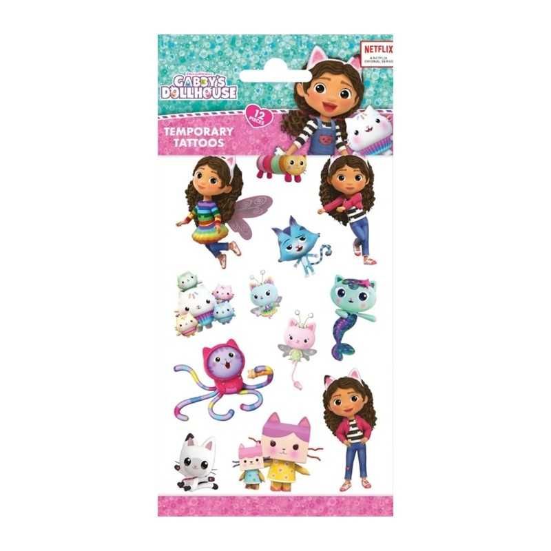 12 TATOOS GABBYCHAT OU GABBY'S DOLLHOUSE