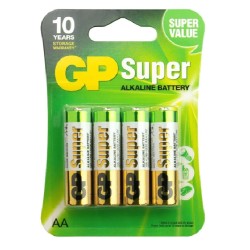 PILE GP SUPER AA/LR06 BLISTER DE 4 