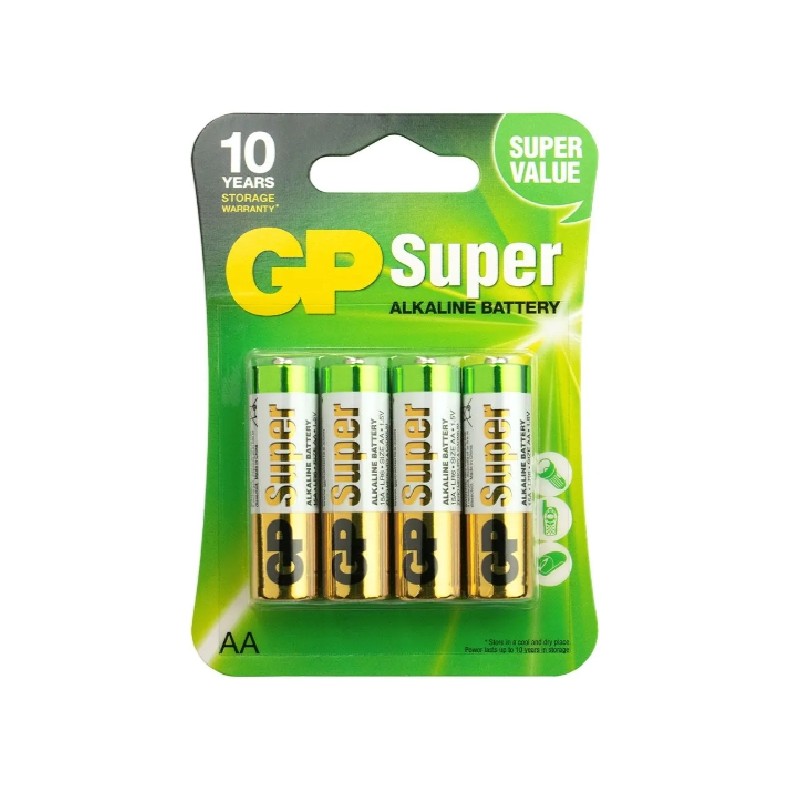 PILE GP SUPER AA/LR06 BLISTER DE 4 