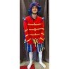 DEGUISEMENT HOMME PRINCE ROUGE ET BLEU TAILLE M- L