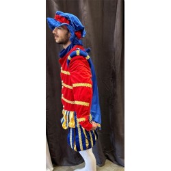 DEGUISEMENT HOMME PRINCE ROUGE ET BLEU TAILLE M- L