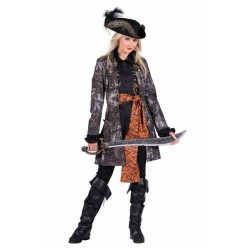 DEGUISEMENT FEMME HALLOWEEN PIRATE FANTOME TAILLE S 