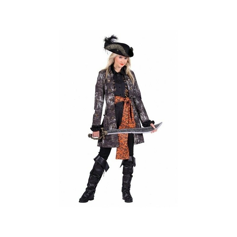 DEGUISEMENT FEMME HALLOWEEN PIRATE FANTOME TAILLE S 