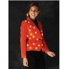 DEGUISEMENT VESTE ROUGE PAILLETTE TAILLE STANDARD 