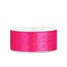 RUBAN SATIN ROSE FUCHSIA 25 MM X 25 M