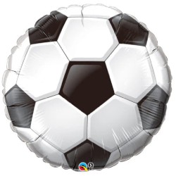 BALLON METALLIQUE ROND BALLON DE FOOT 92 CM