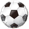 BALLON METALLIQUE ROND BALLON DE FOOT 92 CM