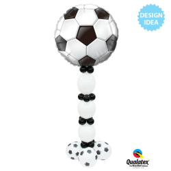 BALLON METALLIQUE ROND BALLON DE FOOT 92 CM