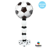 BALLON METALLIQUE ROND BALLON DE FOOT 92 CM