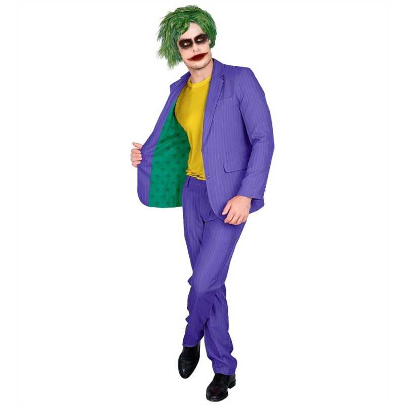 DEGUISEMENT HOMME CLOWN JOKER VIOLET TAILLE M