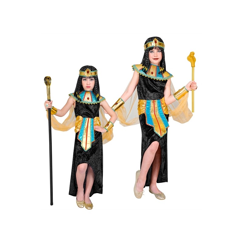 DEGUISEMENT ENFANT EGYPTIENNE NOIRE TAILLE 116 CM 