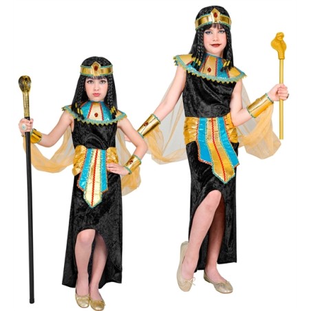 DEGUISEMENT ENFANT EGYPTIENNE NOIRE TAILLE 116 CM 