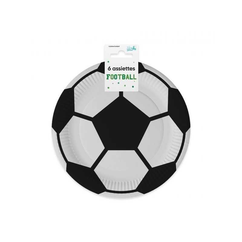 6 ASSIETTES FOOT 23 CM 